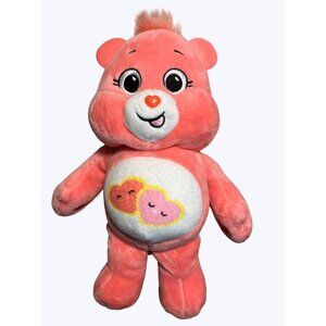Care Bears Love-A-Lot Plush Toy 9 Inch Basic Fun Pink